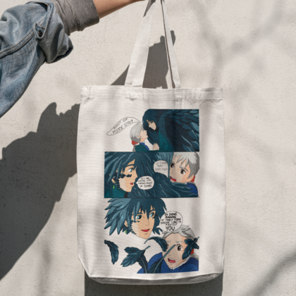 Howl’s moving castle tote bag